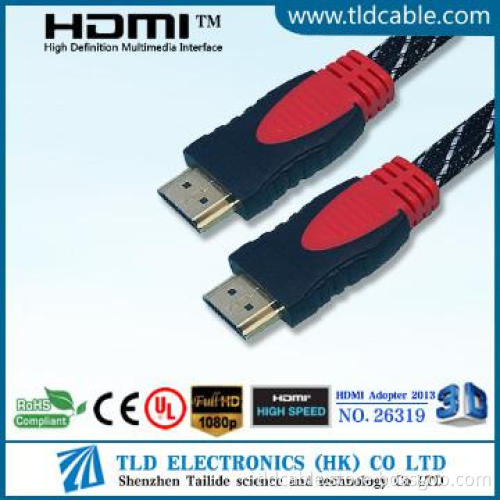 Dual Color HDMI to HDMI Cable with Nylon Mesh